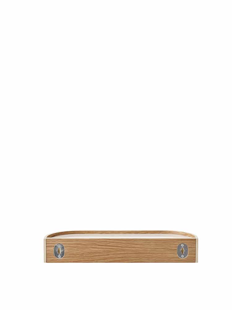 AUDO CPH Epoch Floating Wall Shelf - Natural Oak Wood - 2 Size Options - Perfect for Living Room, Bedroom & Office Storage Decor