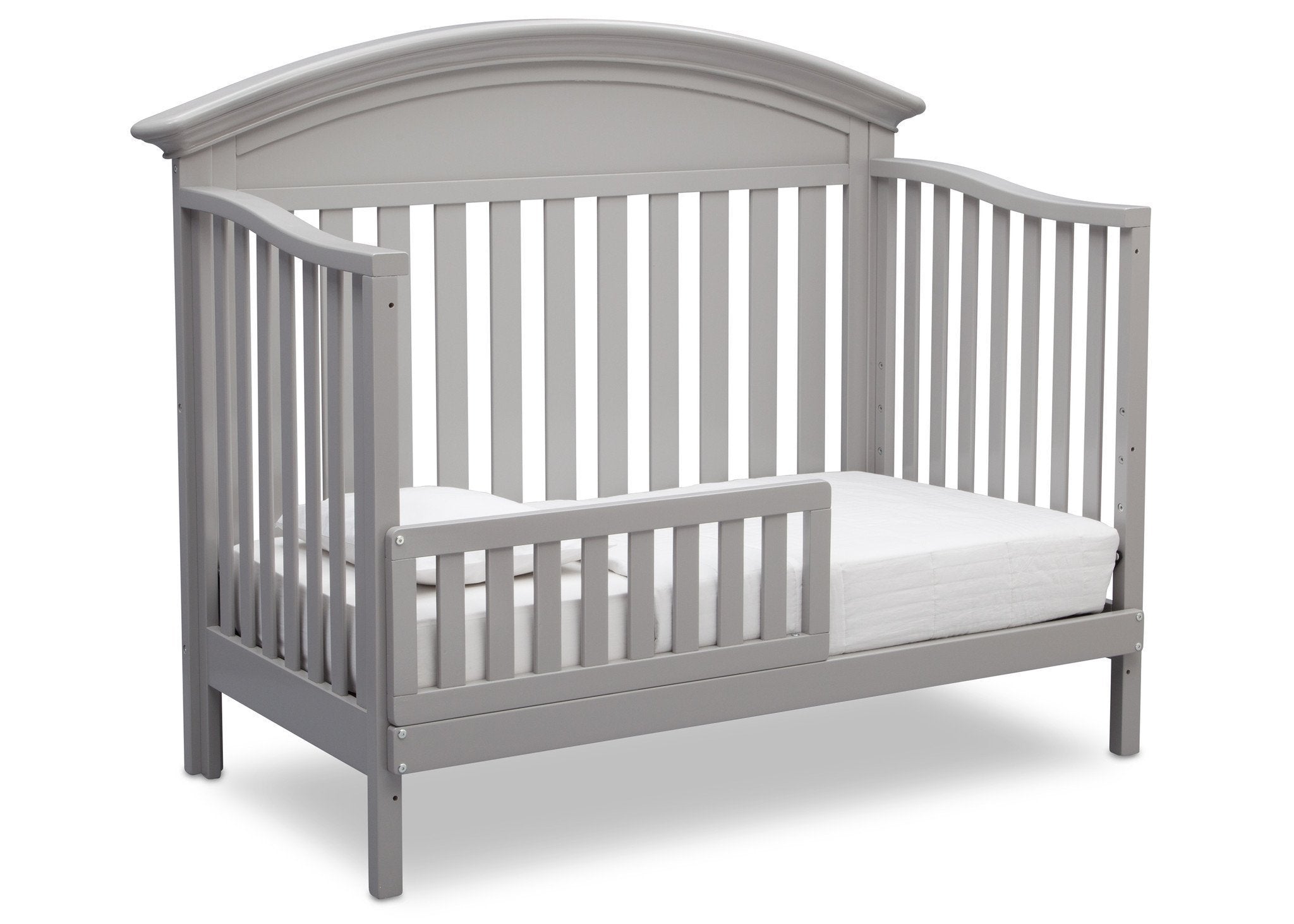 Aberdeen 4-in-1 Convertible Baby Crib - Toddler Bed, Daybed & Full-Size Bed with Safety Rails - Perfect for Nursery, Bedroom & Guest Room