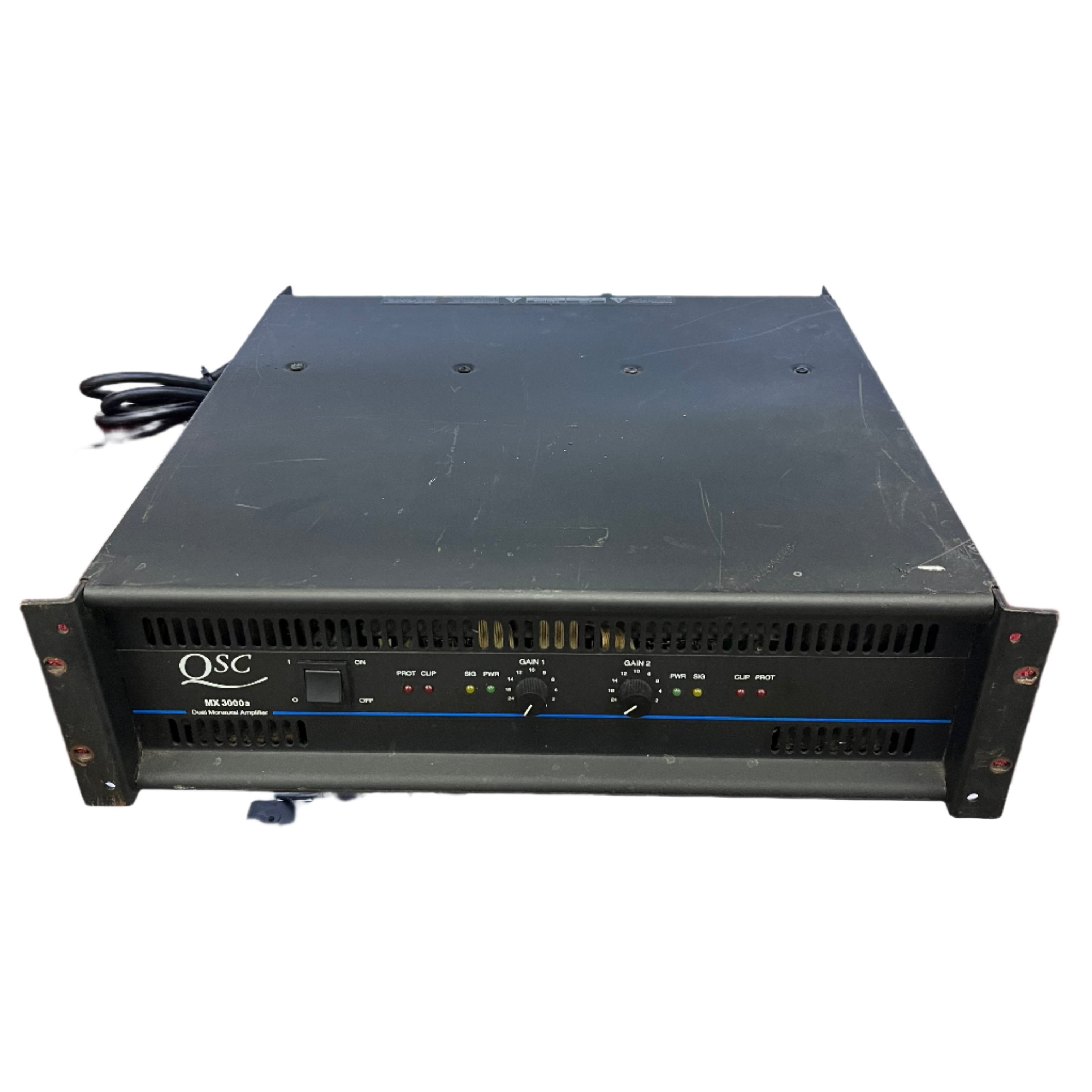 QSC MX 3000A Professional Power Amplifier - High Performance Audio Equipment for Live Sound, DJ Setup & Studio Recording