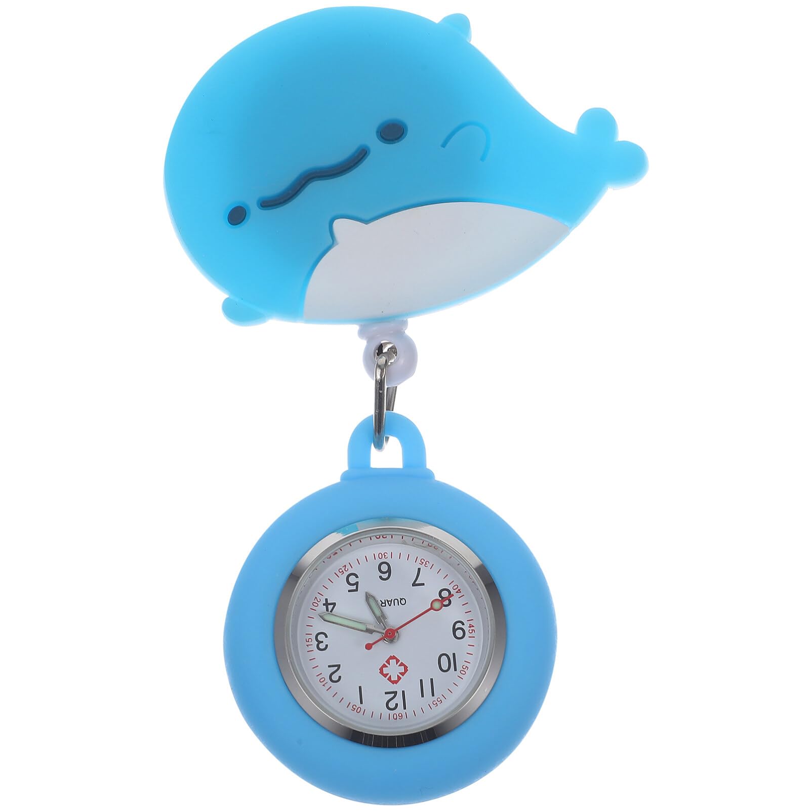 UKCOCO 2-Pack Nurse Watch - Digital Badge Clip Watch with Hanging Fob for Medical Professionals - Perfect for Nurses, Doctors & Healthcare Workers in Hospitals & Clinics