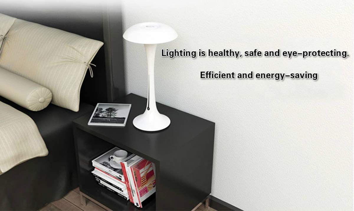 Magic Umbrella Eye Protection Table Lamp with Negative Ion & Photocatalyst Technology - Air Purifier for Home, Removes Formaldehyde, Smoke & Harmful Gases | Perfect for Bedroom, Office & Nursery Air Purification