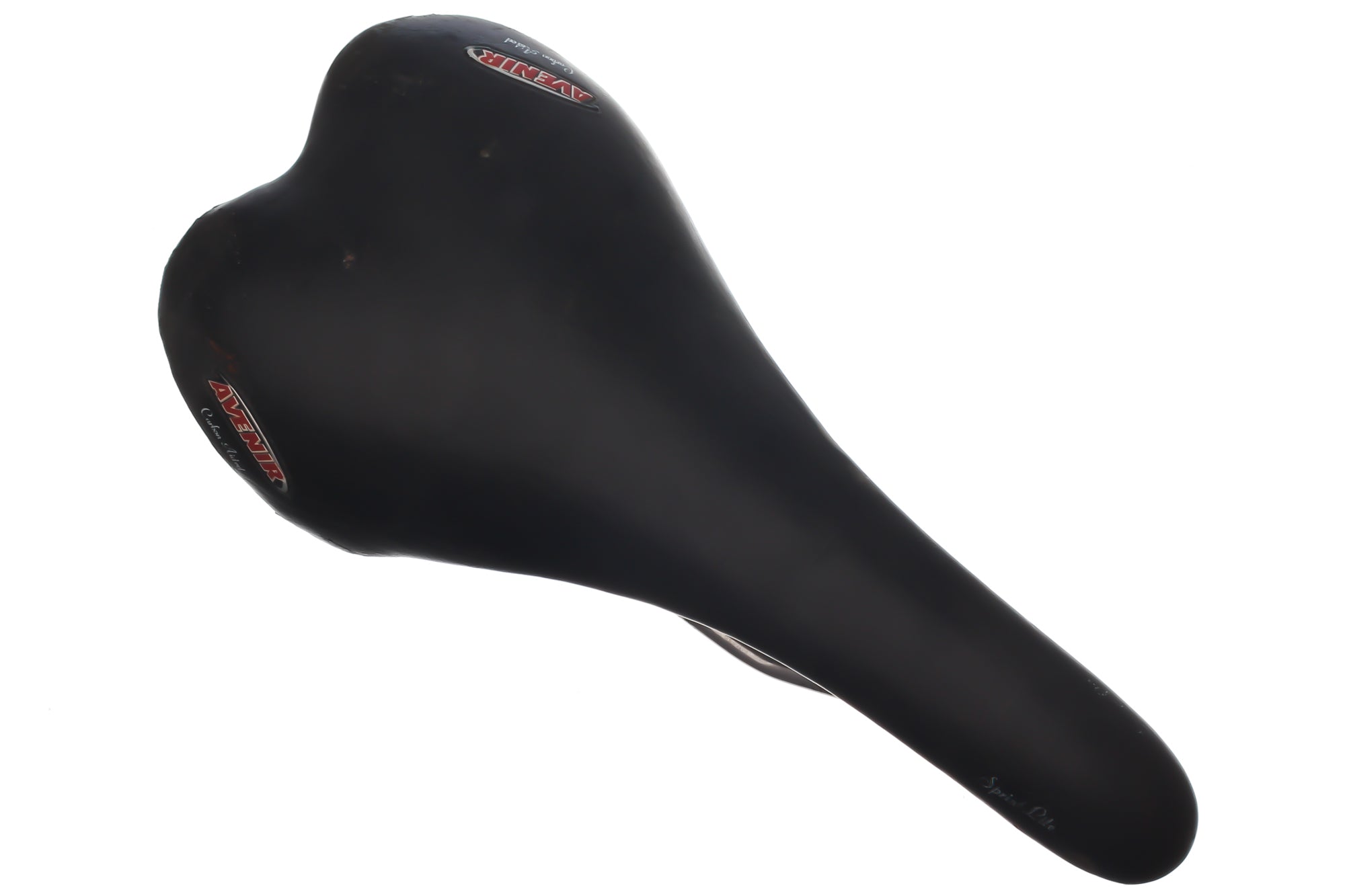 Avenir Sprint Lite Bike Saddle - 128mm Lightweight Bicycle Seat with Alloy/Ti Rails for Road & Mountain Bikes - Perfect for Commuting, Racing & Long-Distance Cycling