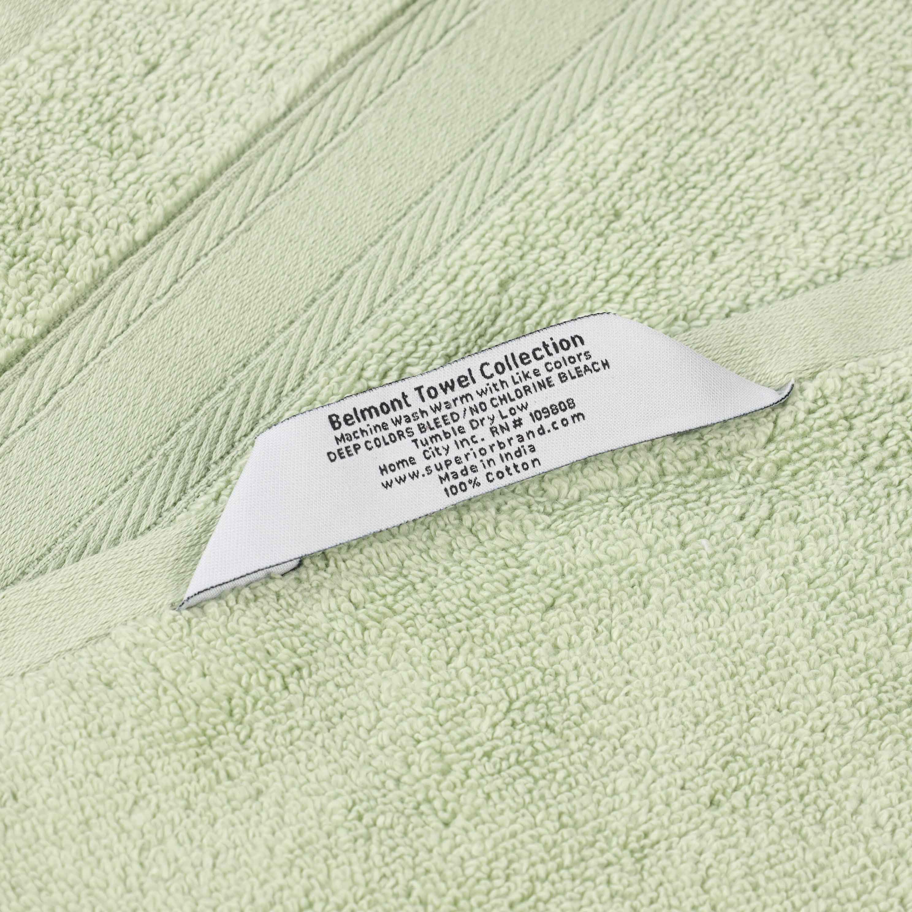 Belmont Zero Twist Cotton Medium Weight Absorbent 3-Piece Bath Towel Set | Soft & Quick-Drying | Perfect for Bathroom, Spa & Gym Use