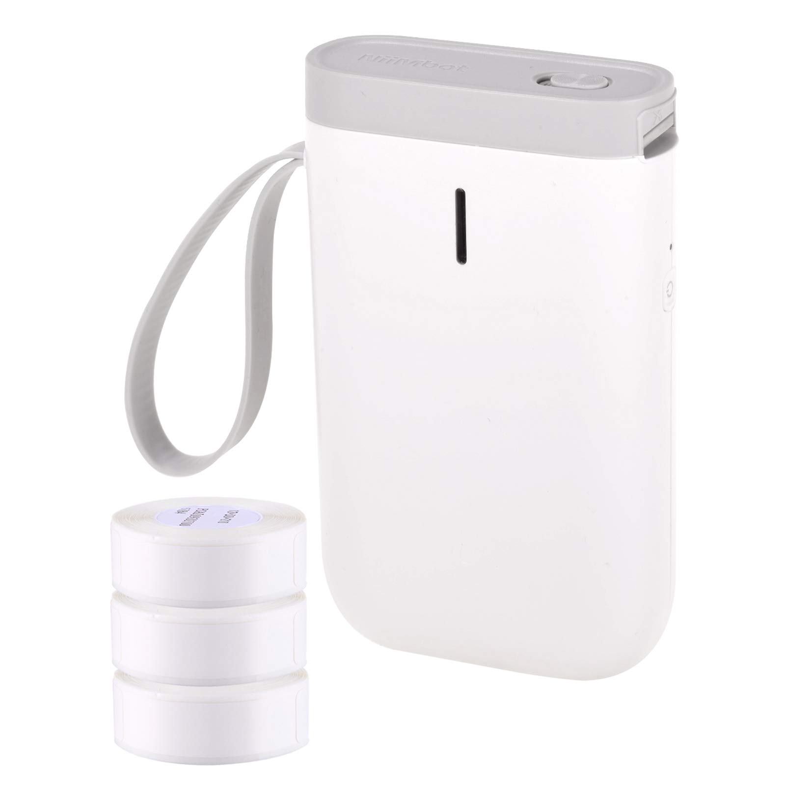 Portable Thermal Label Printer - Wireless Bluetooth Handheld Label Maker Machine with App, 3 Rolls Thermal Paper for Home, Office, Supermarket & Store Use | Name Tags, Price Stickers, Barcode Labels | Perfect for Shipping, Inventory & Retail Organization