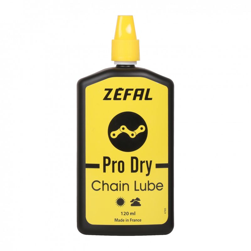 Zefal Pro Dry Bicycle Chain Lube 120ml - Premium Bike Lubricant for All Weather Conditions, Long-Lasting Protection for Smooth and Quiet Rides - Ideal for Road, Mountain & Commuter Bikes