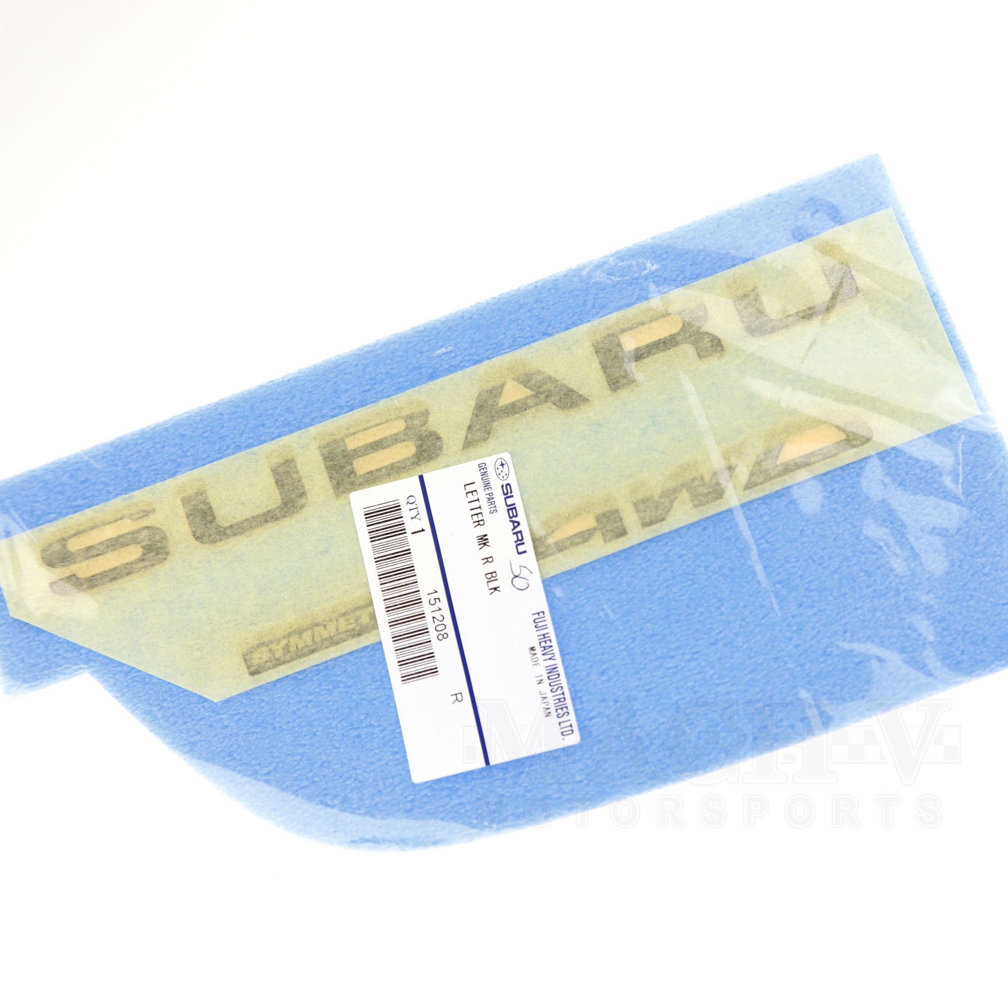 Black 2015-2021 Subaru WRX/STI Trunk Emblem Badge - Premium Car Styling Accessory for Customization & Auto Detailing