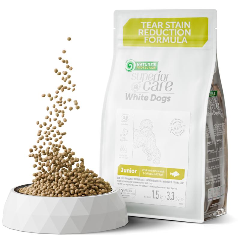 Premium Small Breed Puppy Food with White Fish - High Protein, Grain-Free Dry Dog Food for Toy & Mini Dogs - Perfect for Indoor & Outdoor Feeding