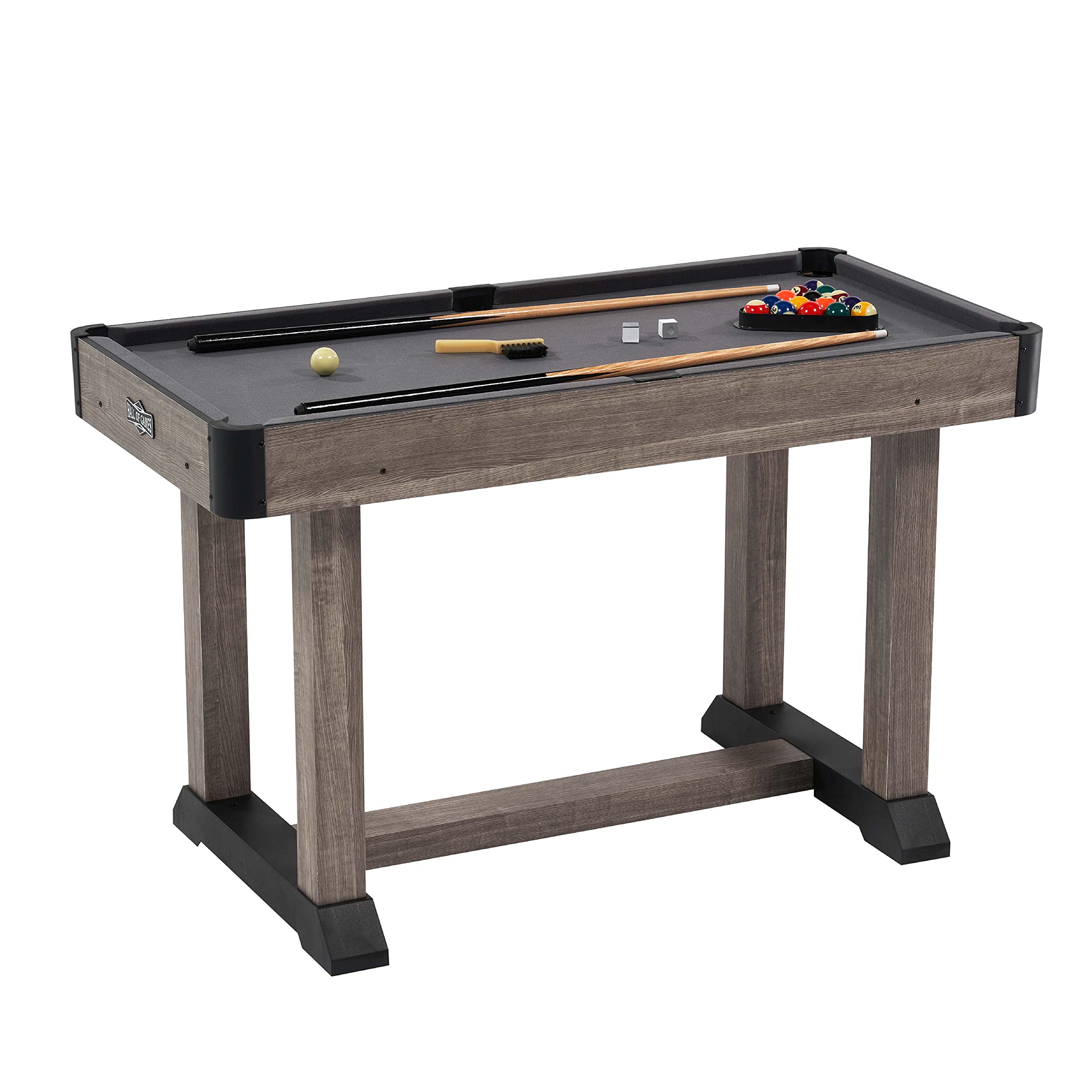 Hall of Games Premium Billiard Tables - Multiple Styles & Preassembled Playfields with Complete Accessory Sets - Perfect for Family Game Rooms, Man Caves & Entertainment Spaces
