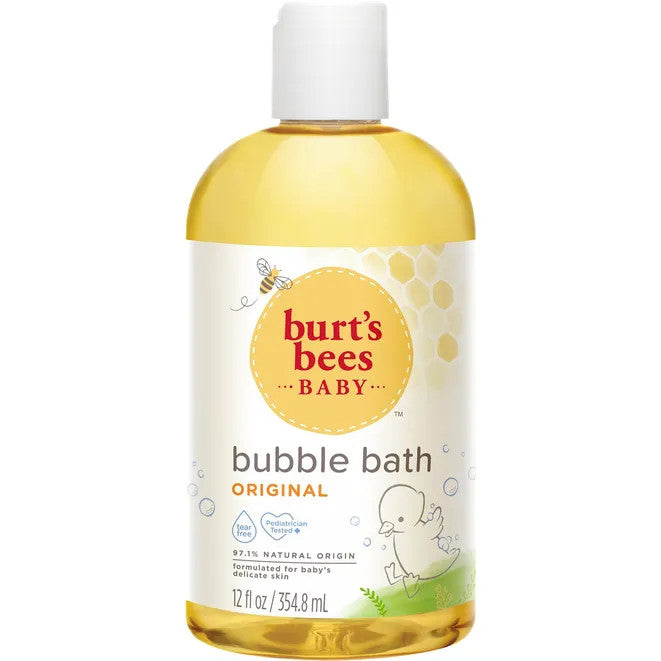 Burt's Bees Baby Bubble Bath - 12oz (354ml) | Tear-Free, Gentle & Natural for Sensitive Skin | Perfect for Relaxing Bath Time & Bedtime Routine