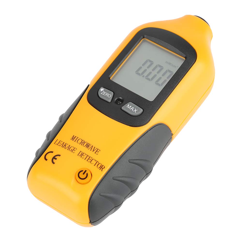 Jeanoko HT-M2 Digital Microwave Leakage Detector - High Sensitivity Radiation Meter with LCD Display & Built-in Alarm - Battery Not Included - Perfect for Home Kitchen Safety & Microwave Oven Testing