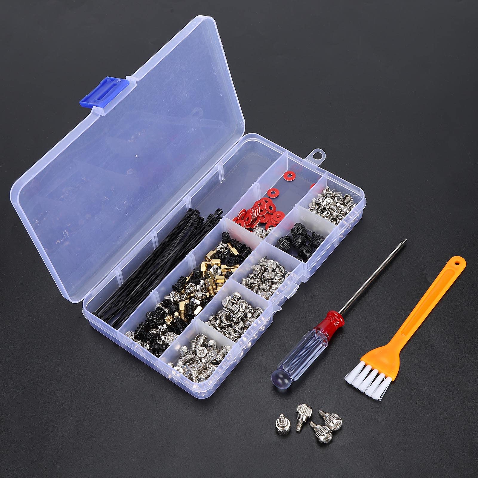 Premium Metal Computer Screw Kit - 120pcs PC/Laptop Repair Screws Set for Motherboard, SSD, HDD Installation - Durable Stainless Steel Hardware for Home & Office Computer Maintenance & DIY Projects