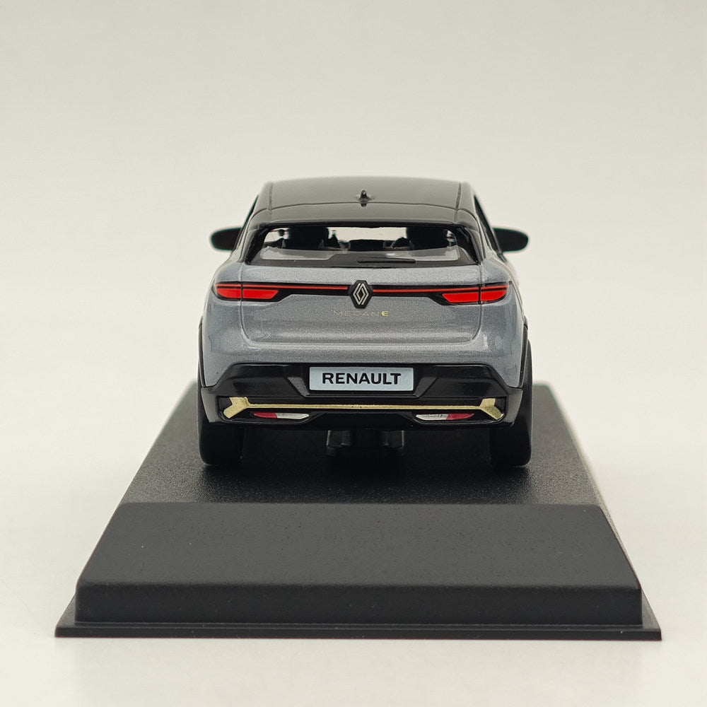 1/43 Scale Norev Renault Megane E-Tech 100% Electric Premium Diecast Model Car in Grey - Collectible Vehicle for Display & Gifting