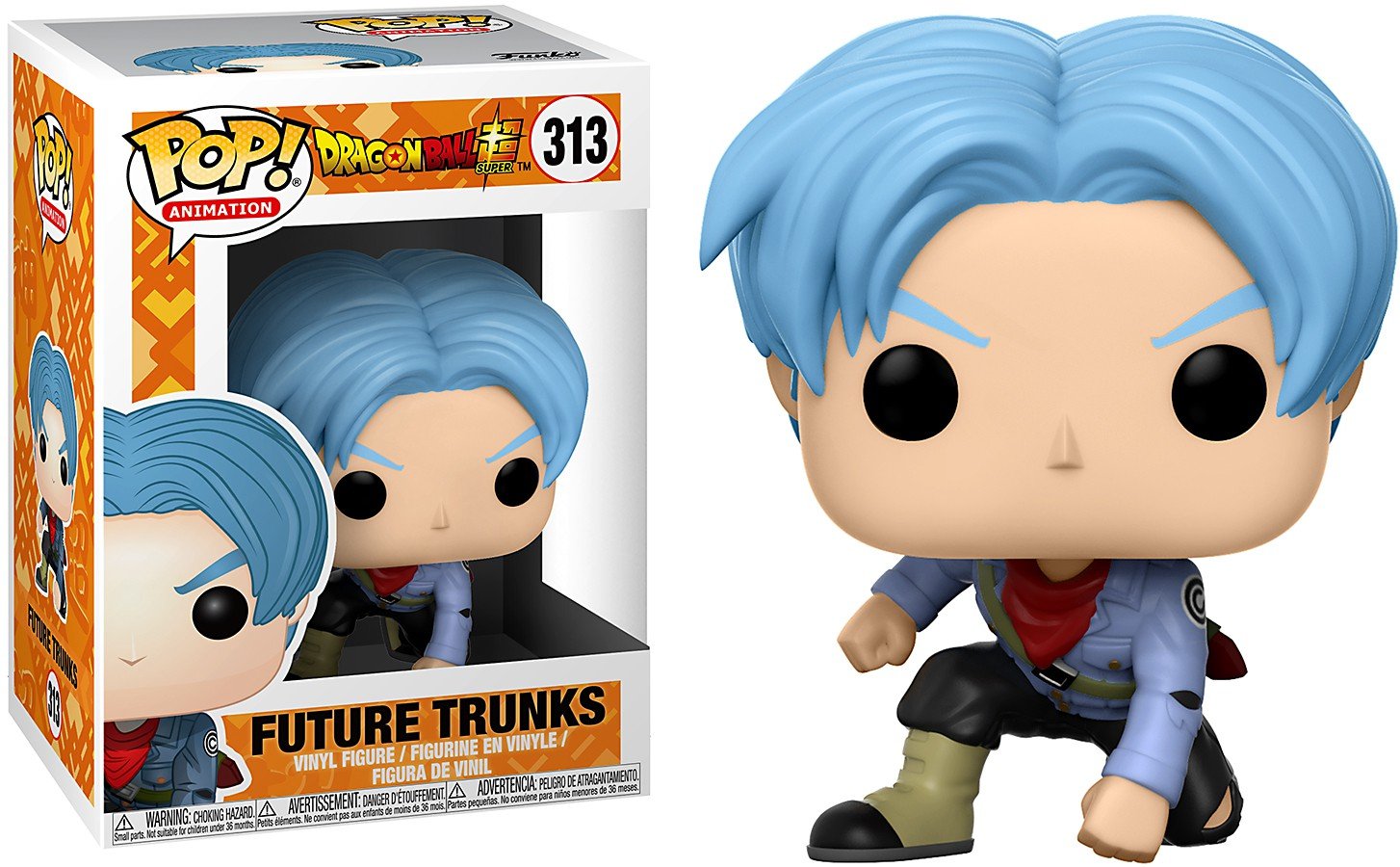 Dragon Ball Super Future Trunks #313 Pop Vinyl Figure - Anime Collectible Action Figure for Display, Gift & Home Decor
