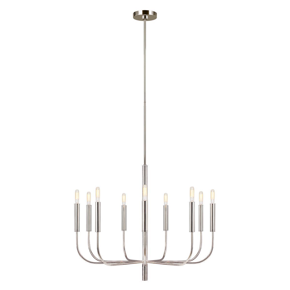 Brianna 9Lt Crystal Chandelier Ceiling Light Fixture - Modern Dining Room Lighting for Home Decor | Elegant Living Room & Bedroom Chandelier