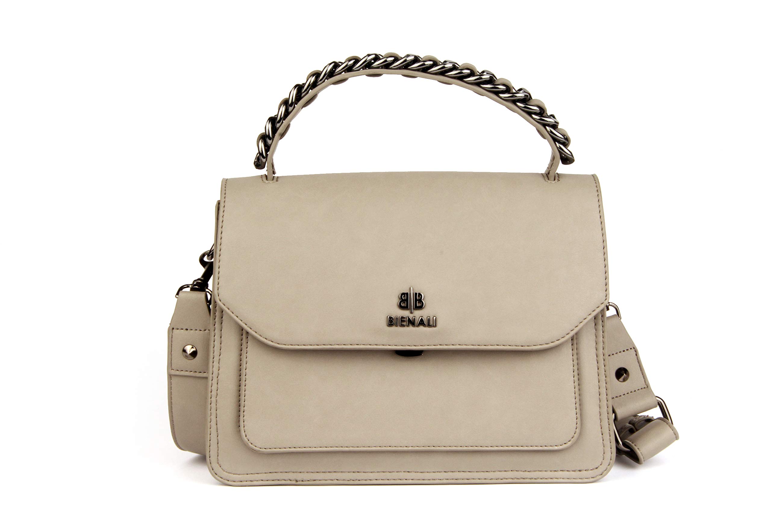 Bienali® Bayla - Stylish Chain Top Handle Flap Crossbody Bag for Women | Fashion Shoulder Purse for Work, Party & Evening Out