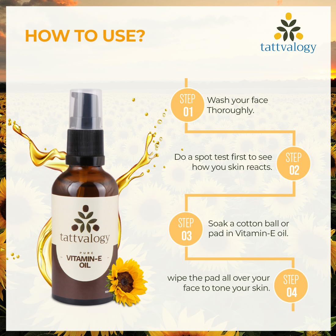 Pure Organic Wheatgerm Oil with Vitamin E - Cold Pressed, Undiluted for Face, Hair & Body - Reduces Hair Fall & Dandruff - Glass Bottle 50ml - Perfect for Skincare, Hair Growth & Relaxing Massage