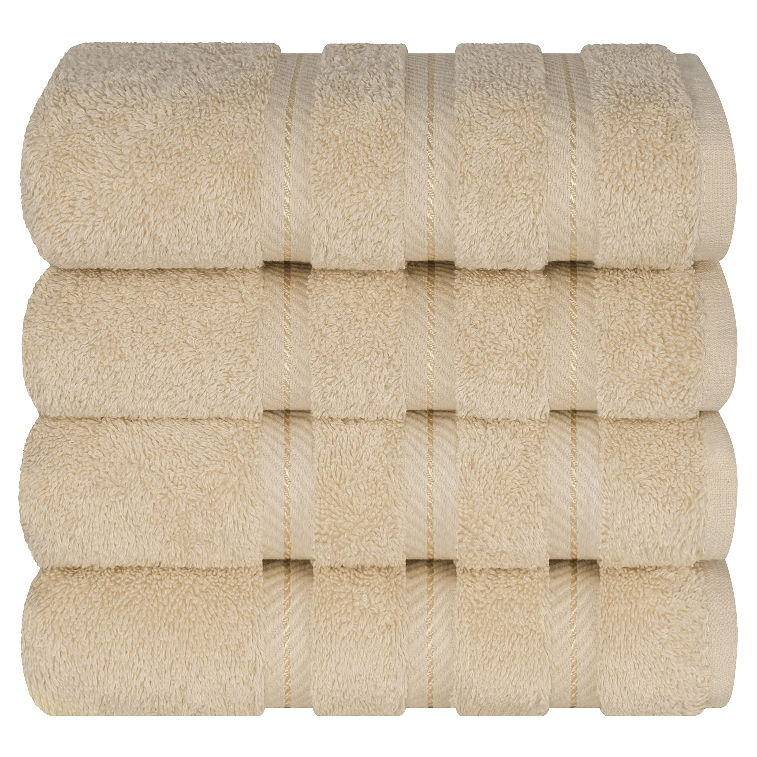 Premium 6-Piece Soft Linen Towel Set with 4 Bath & 4 Hand Towels - Luxury Bathroom Essentials for Spa, Hotel & Home Use - Ultra Absorbent & Quick Dry