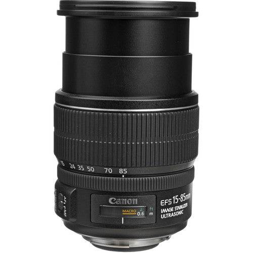 Canon EF-S 15-85mm f/3.5-5.6 IS USM Zoom Lens for DSLR Cameras - Perfect for Travel, Landscape & Portrait Photography