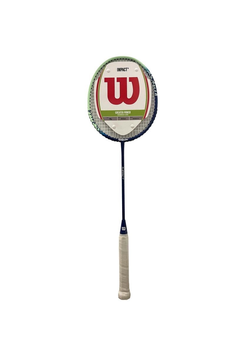 Wilson Impact Badminton Racket - Professional Carbon Fiber Badminton Racket for Adults & Beginners - Lightweight & Durable for Indoor/Outdoor Play, Training & Competitive Matches