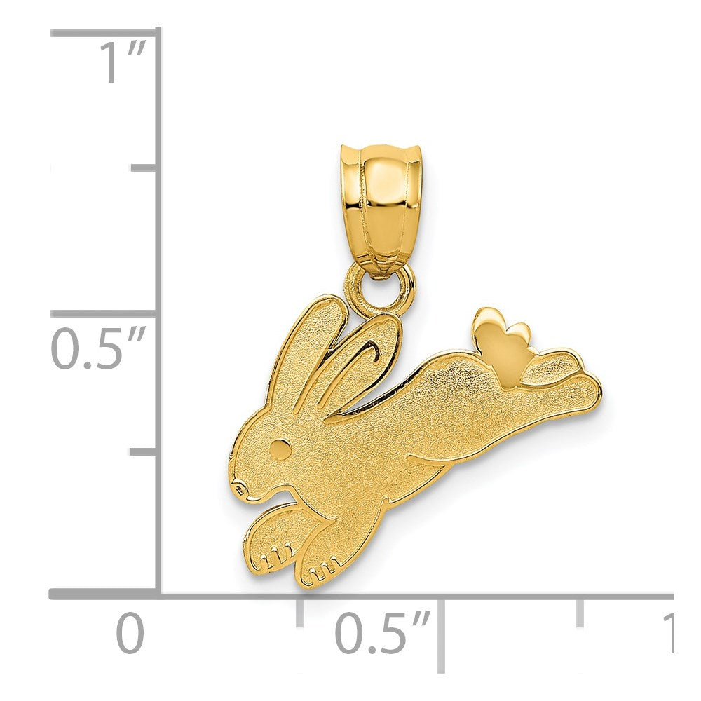 18K Gold Hopping Rabbit Pendant Necklace - Elegant Jewelry Gift for Women, Perfect for Birthday, Anniversary & Valentine's Day