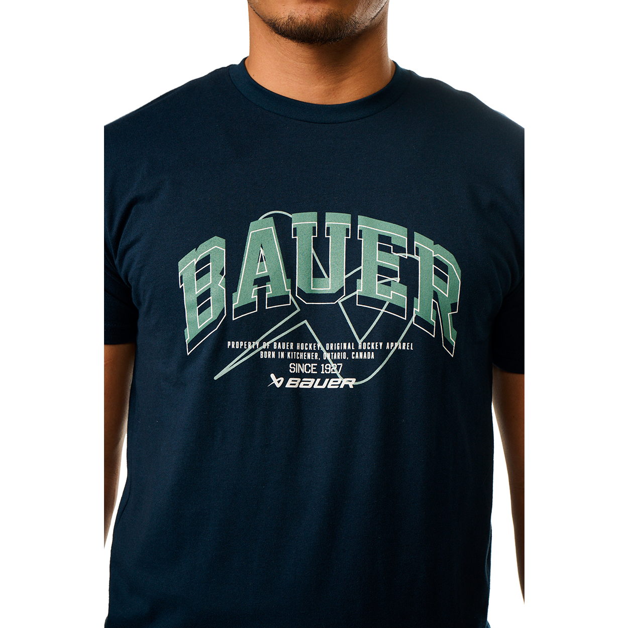 Bauer Headline Graphic Tee - Stylish Men's Short Sleeve T-Shirt for Casual Wear & Street Fashion | Perfect for Everyday Outfits, Gym, and Weekend Looks