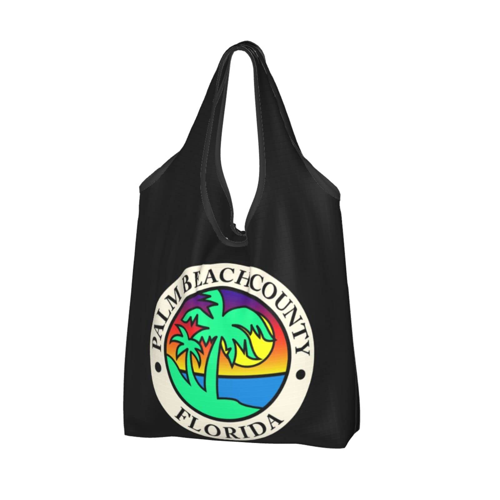 **Waterproof Reusable Shopping Bags - Large Foldable Grocery Tote for Beach, Market & Travel | Eco-Friendly & Durable**