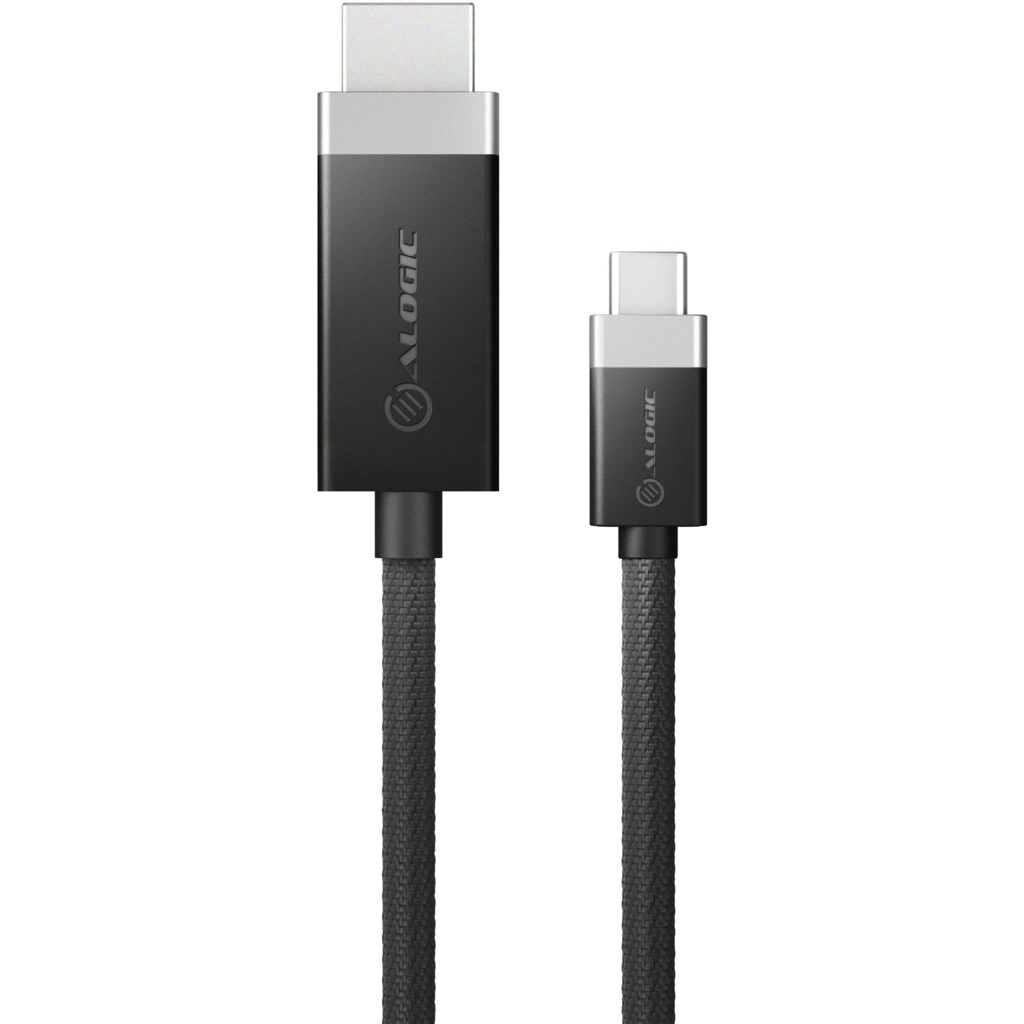 Alogic Fusion USB C to HDMI Cable 1m - 4K 60Hz High-Speed Video & Audio Transmission for MacBook, iPad, Samsung - Perfect for Home Theater, Office Presentations & Gaming