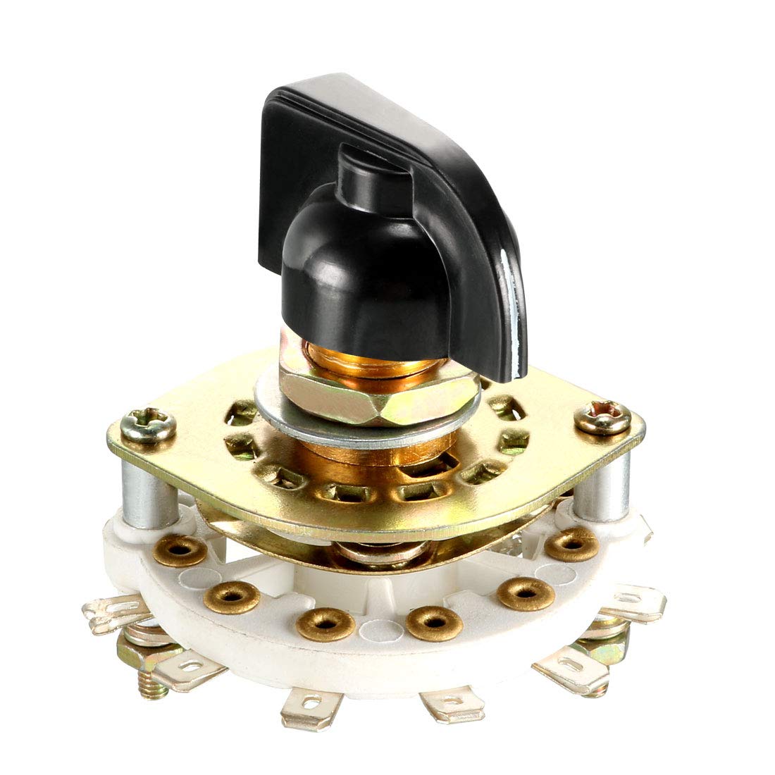 uxcell 1P7T 1 Pole 7 Position Rotary Switch Selector with Knob - Perfect for Audio Equipment, Industrial Controls & DIY Electronics Projects