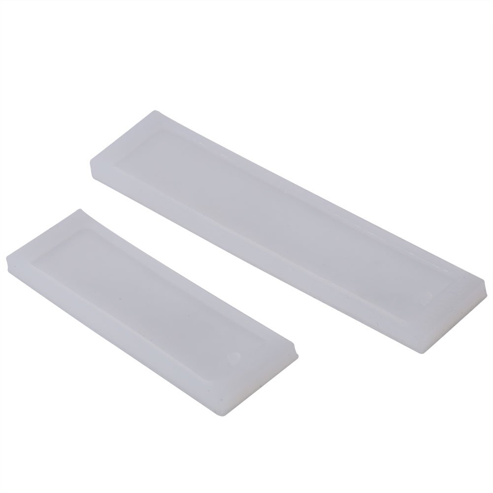 Tyenaza 2-Piece DIY Bookmark Mold Set - Rectangle Silicone Molds for Epoxy Resin Jewelry Making, Arts & Crafts - Perfect Gift for Kids & Craft Lovers - Great for DIY Projects, Scrapbooking & Handmade Gifts