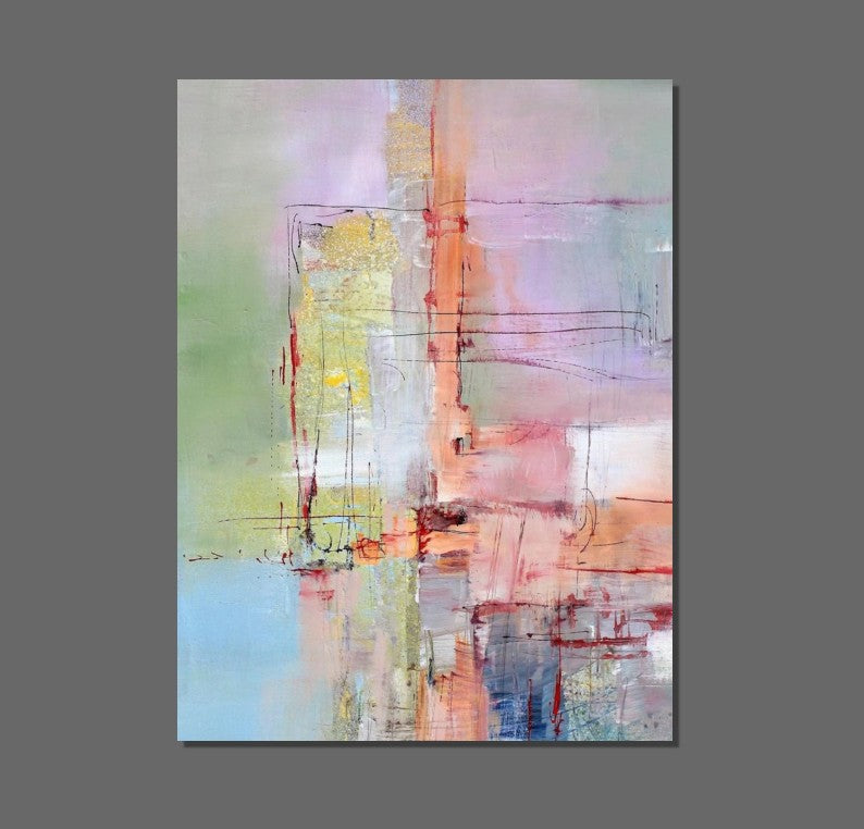Abstract Acrylic Paintings for Living Room Wall Decor | Modern Contemporary Canvas Artwork | Handmade Wall Art for Home & Office | Perfect for Living Spaces, Bedrooms & Offices