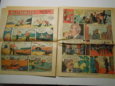 Vintage Toronto Star Newspaper Comics Insert - Full Section from March 19, 1966 - Perfect for Collectors, Framing & Retro Decor