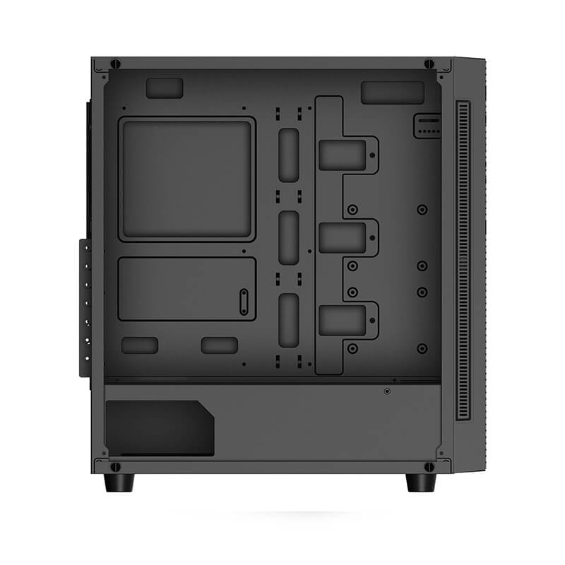 Deepcool Matrexx 55 Mesh ADD-RGB Mid Tower PC Case - High Airflow Tempered Glass Gaming Computer Case with RGB Lighting for Custom PC Builds & Gaming Setups