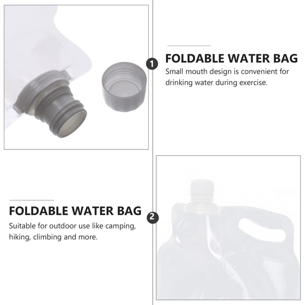 BESPORTBLE 4pcs Collapsible Kettle - Portable Camping Water Bottle for Travel & Hiking