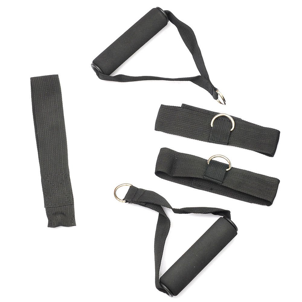 11 PCS Resistance Band Set for Yoga, Pilates, Abs & Full Body Workout - Stretch Exercise Bands for Home Gym, Physical Therapy & Fitness Training