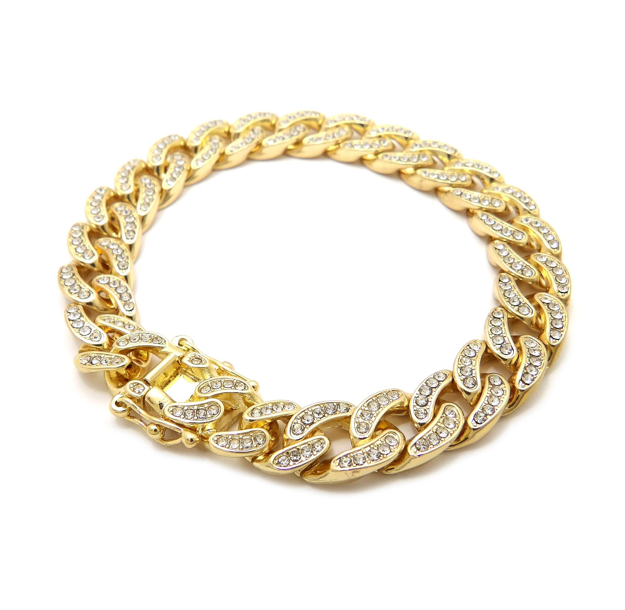 Women's 12mm Box Lock Cuban Chain Anklet - 9.5