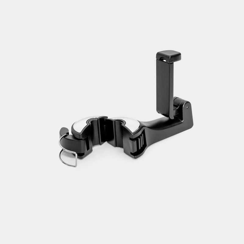 Travelon Car Headrest Hook & Phone Holder - Secure Phone Mount for Road Trips, Commuting & Travel Accessories