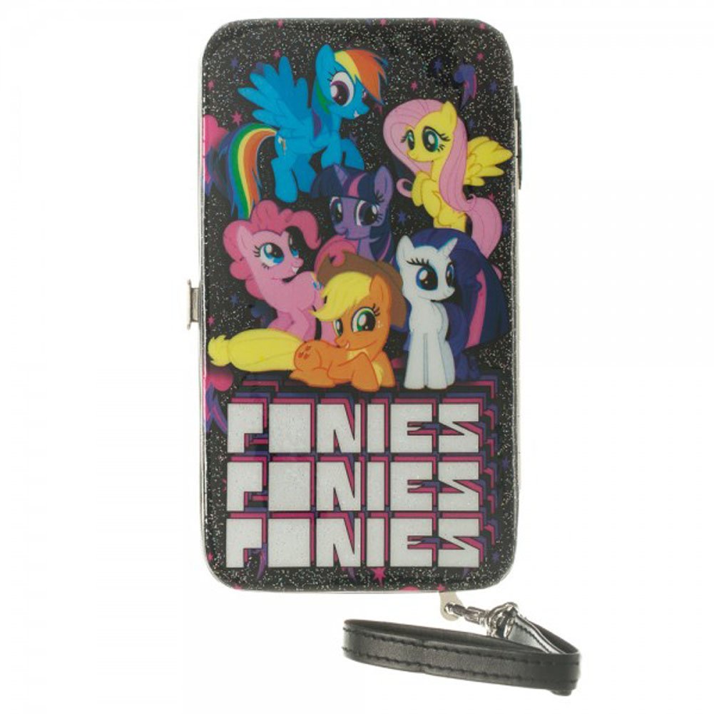 My Little Pony Universal Phone Hinge Wallet Case - Cute Cartoon Character Phone Wallet for iPhone Samsung Galaxy - Perfect for Kids, Teens & Collectors (School, Travel, Daily Use)