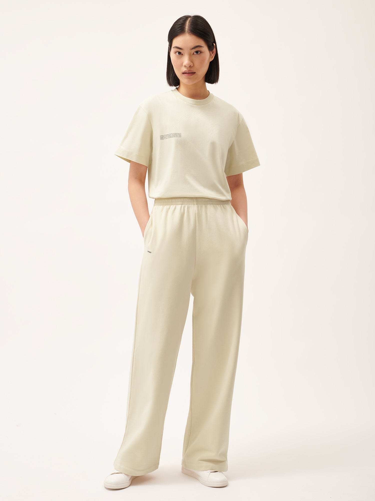 Women's 365 Midweight Straight Leg Track Pants - Travertine Beige | Comfortable Casual Lounge Pants for Yoga, Running & Everyday Wear