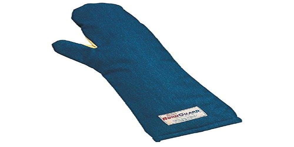 Vanguard 06180 Heat Resistant Oven Mitt - 18 Inch Extra Long Baking Glove for Kitchen, BBQ, Grilling & Cooking - Perfect for Handling Hot Pans, Trays & Dishes