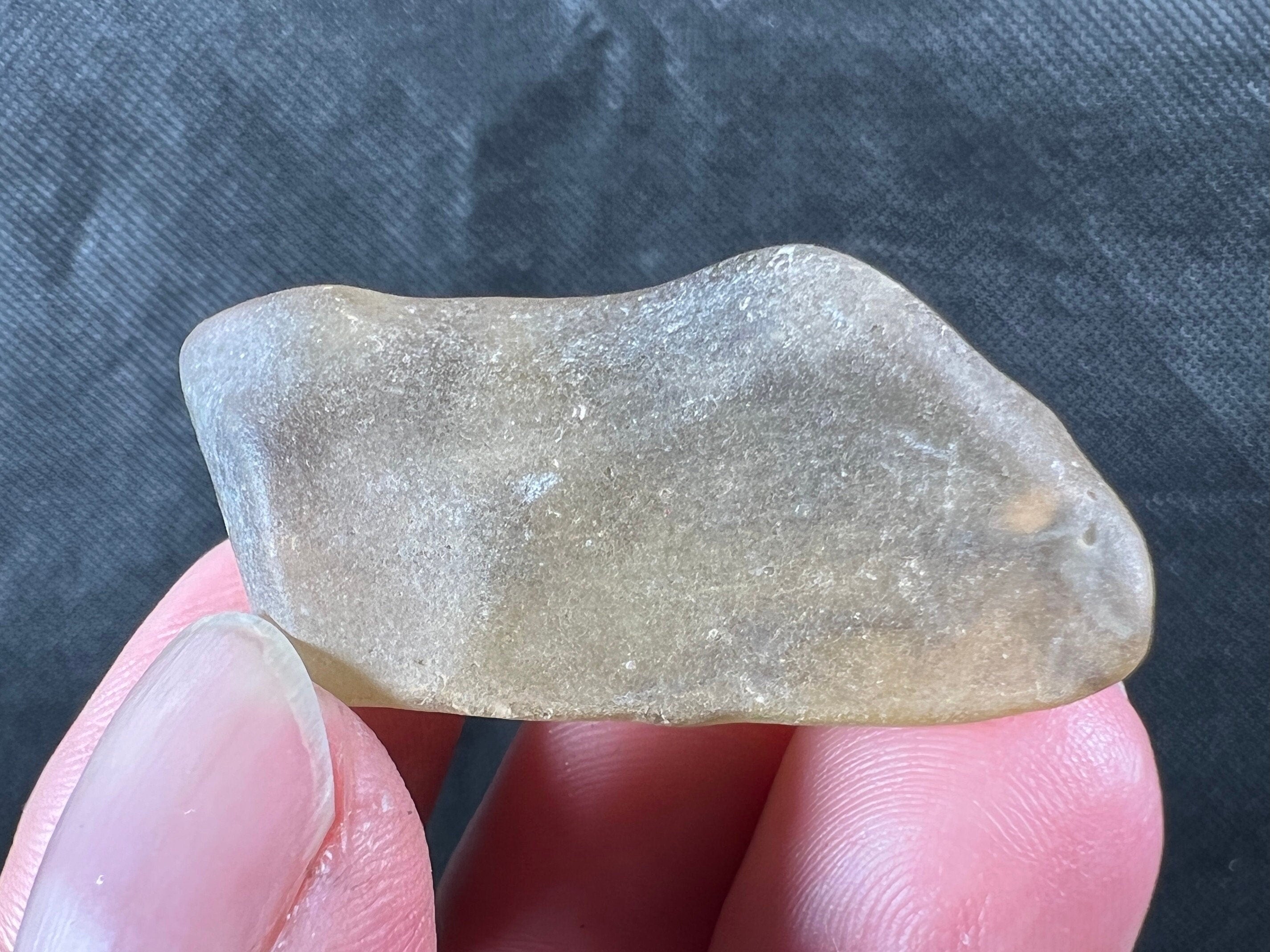 Libyan Desert Glass Raw Crystal - Rare Milky Green 14.3g Natural Stone | Unique Spiritual Gift, Home Decor, Healing Crystal Collection | Perfect for Meditation, Energy Work & Mineral Displays