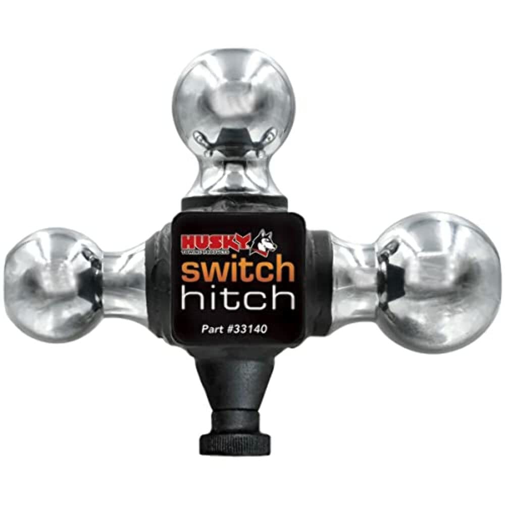 Husky Towing 33140 2-Inch Receiver Hitch Lock with Key - Heavy Duty Anti-Theft Trailer Hitch Lock for Trucks, SUVs & RVs - Secure Towing Accessories for Road Trips & Camping Adventures