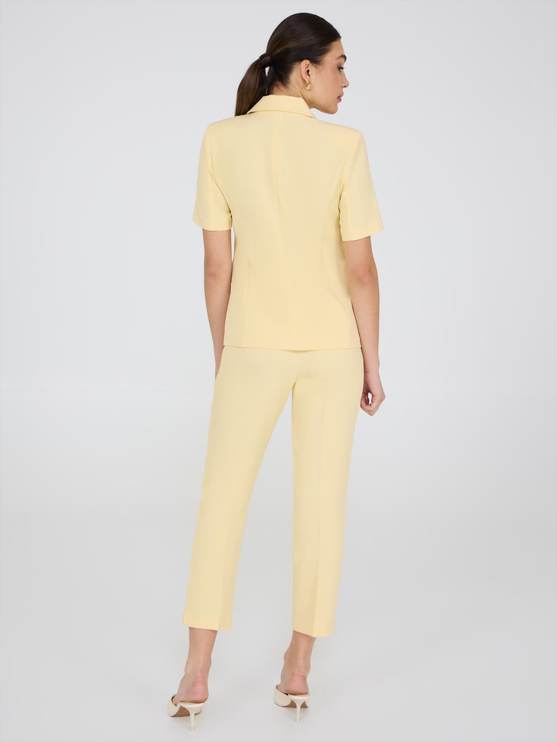Stylish Women's Short Sleeve Blazer Jacket for Office & Summer Outfits | Lightweight Business Casual Wear for Work & Parties