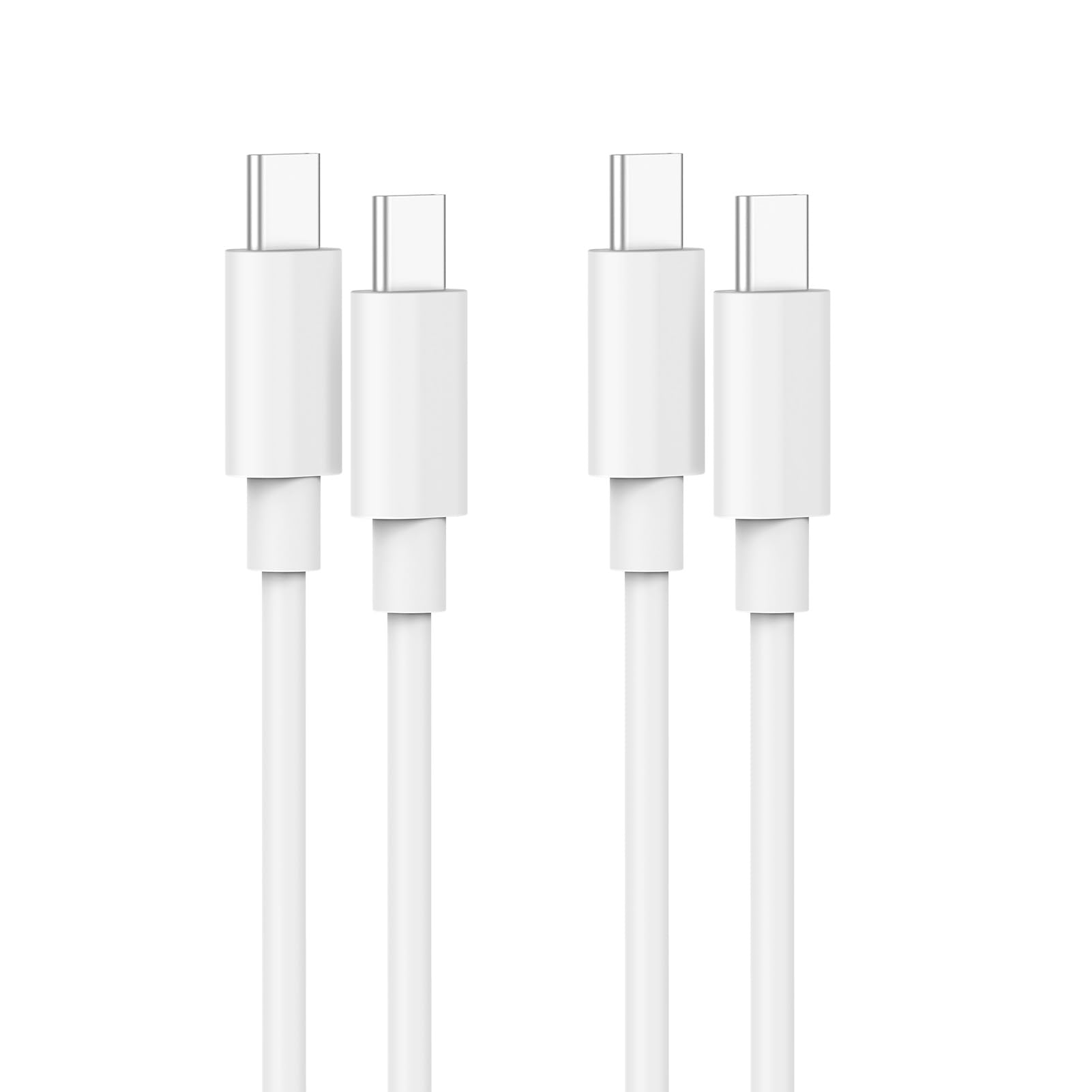 IFEART 2-Pack 3.3ft USB-C to USB-C Fast Charging Cable - Compatible with iPhone 16/15 Pro Max/Plus, iPad Pro/Air/Mini, MacBook Air/Pro, Pixel 7 Pro & More - High-Speed Charging & Data Sync for Home, Office & Travel