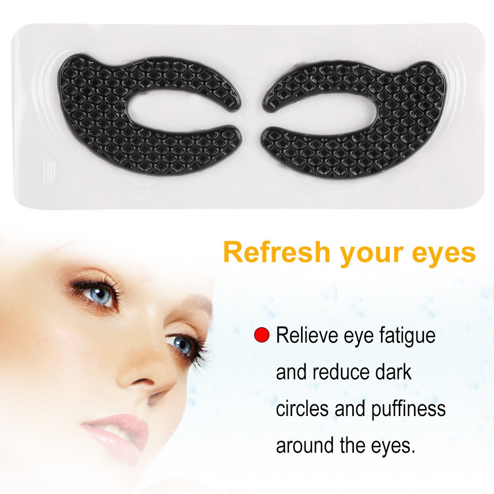 20 Pairs Hyaluronic Acid Eye Patches for Dark Circles, Puffy Eyes, Wrinkles & Bags - Bamboo Charcoal Infused Anti-Aging Under Eye Pads | Perfect for Morning Skincare Routine, Travel & Post-Makeup Refresh