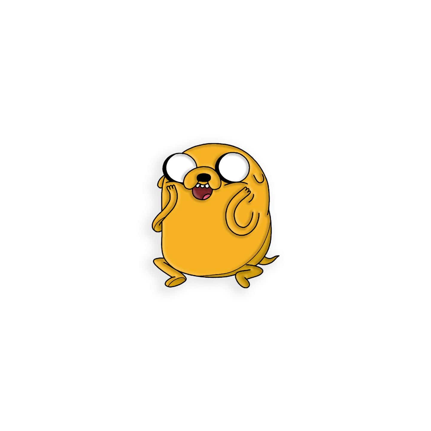 Jake the Dog Enamel Pin - Cartoon Adventure Time Collectible Lapel Pin - Perfect for Backpacks, Jackets, and Gifts for Fans