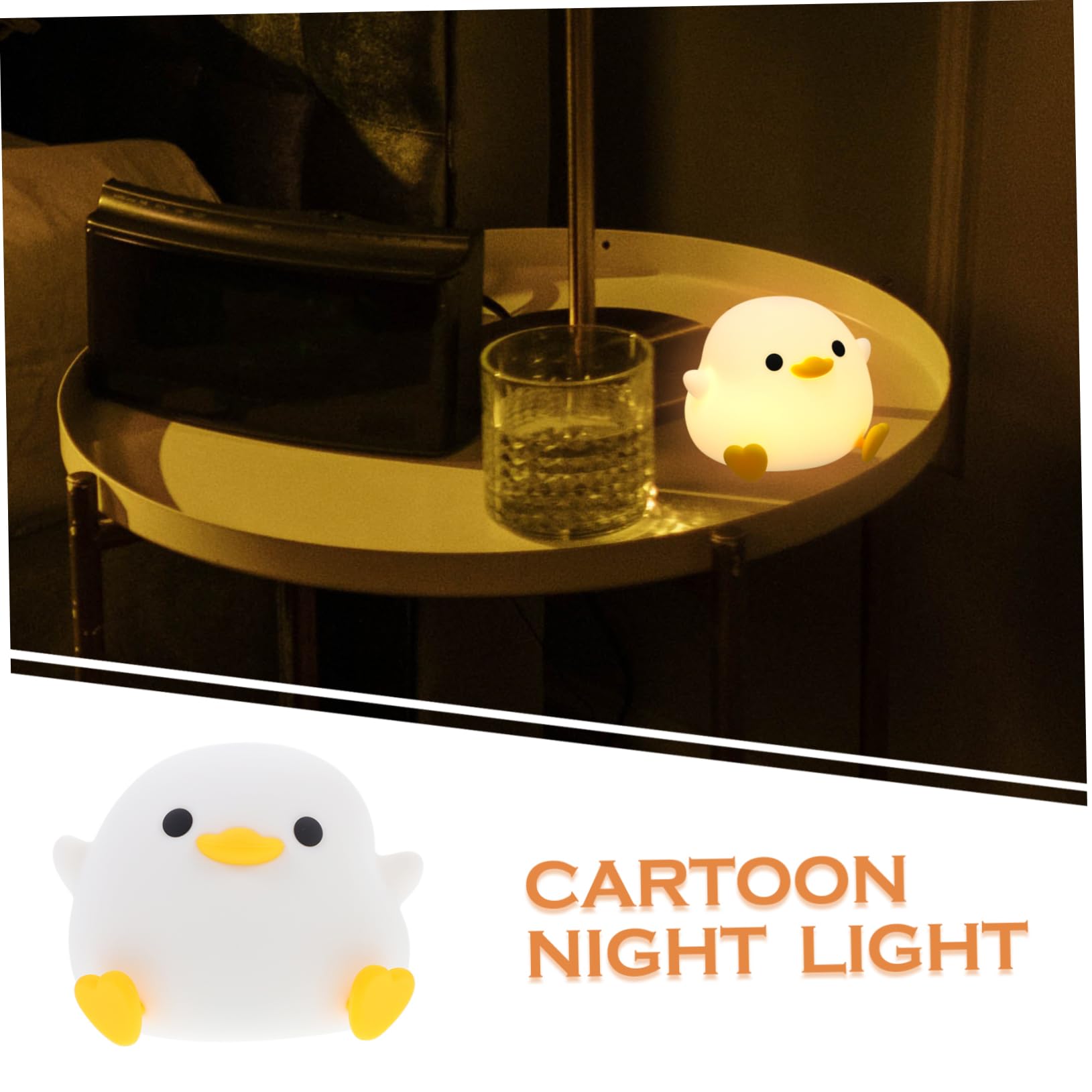 **Artibetter Cute Duck Night Light - Kids Bedside Lamp, Desk Lamp with Soft Glow for Nursery, Bedroom & Study - Perfect for Nighttime Reading & Comfort**