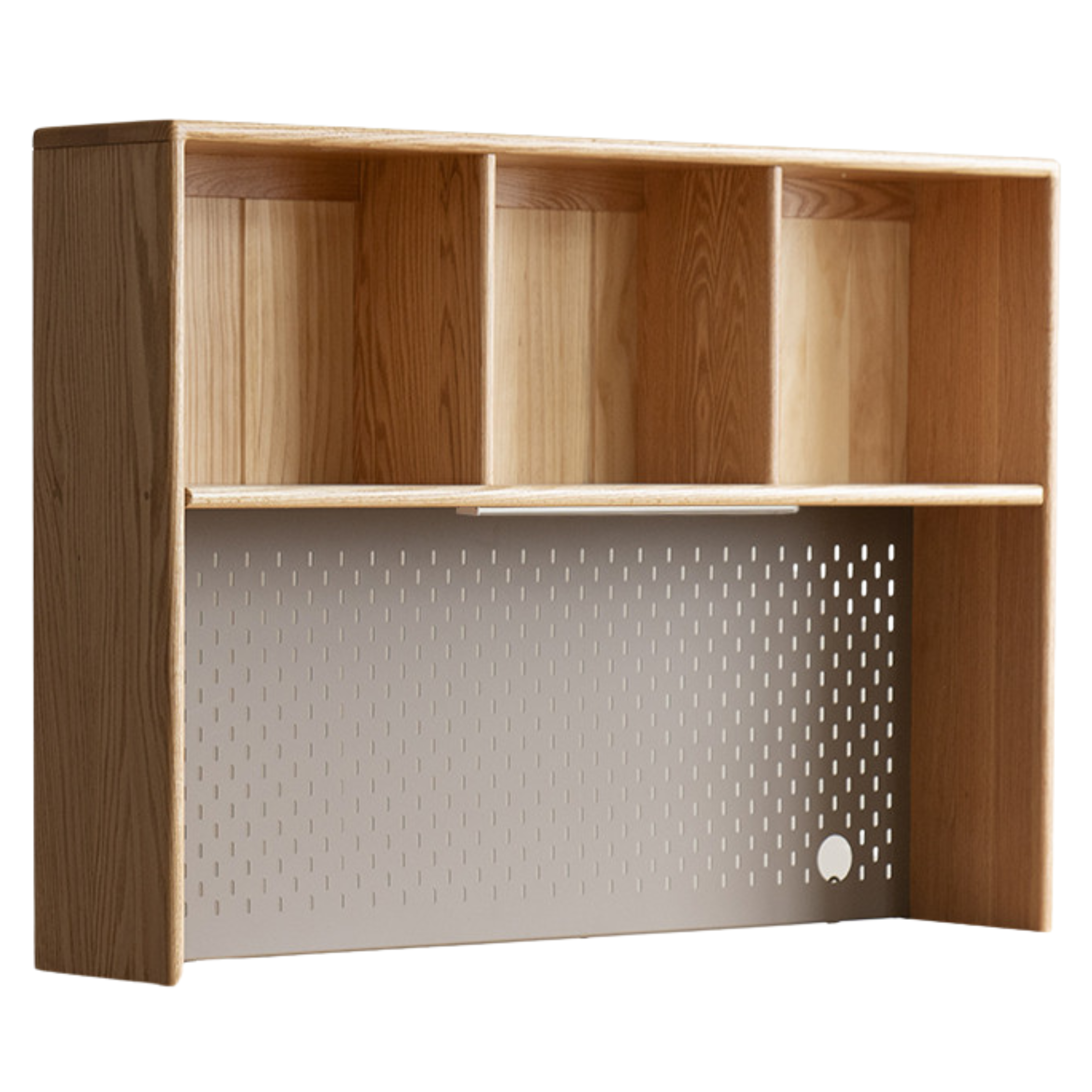 46.4x9.4x31.8 inch / 118x24x81 cm /  Natural Wood Color / Oak Study table shelf
