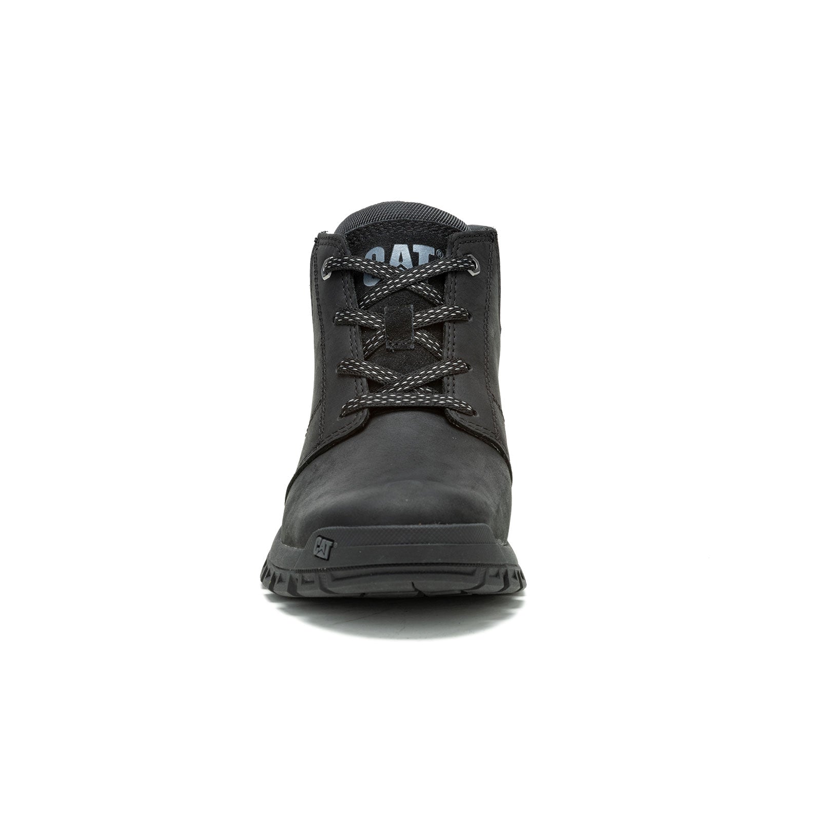 **Threshold Soft Toe Chukka Work Boots for Men - Black Leather Comfortable & Durable - Ideal for Construction, Hiking & Outdoor Work**