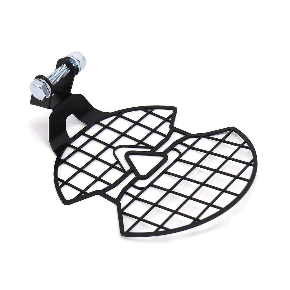 2021 NEW Black Motorcycle Headlight Guard Protector Grill for Triumph Trident 660 - Durable & Stylish Accessory for Night Riding & Off-Road Adventures