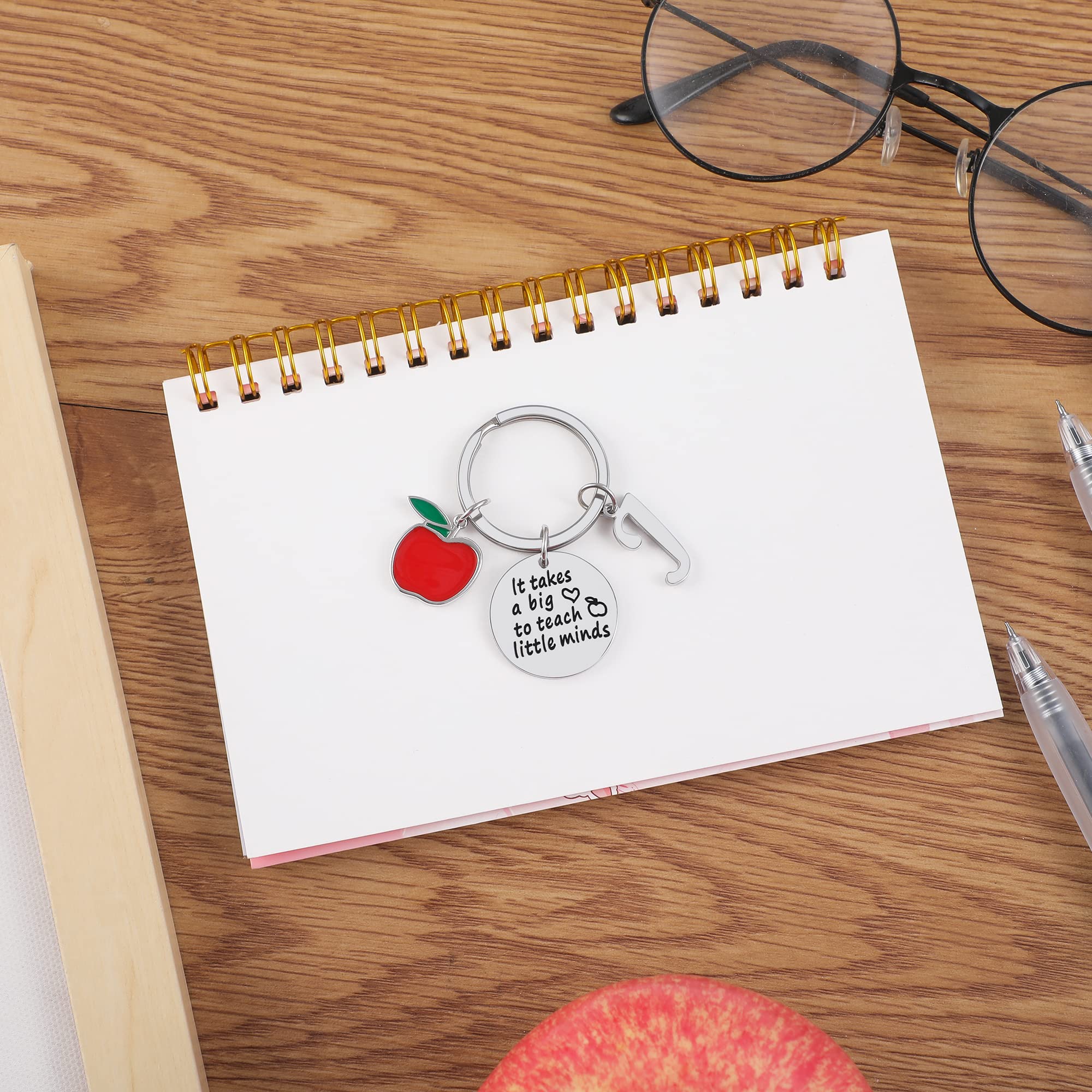 Best Teacher Appreciation Gifts for Women - Personalized Teacher Keychain, Thoughtful Present from Students - Perfect for Teacher's Day, End of Year, Retirement & Thank You Gifts